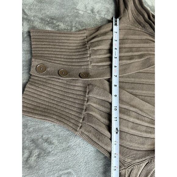 Aritzia Wilfred Plunge front button cardigan brown 2XS - Picture 5 of 10